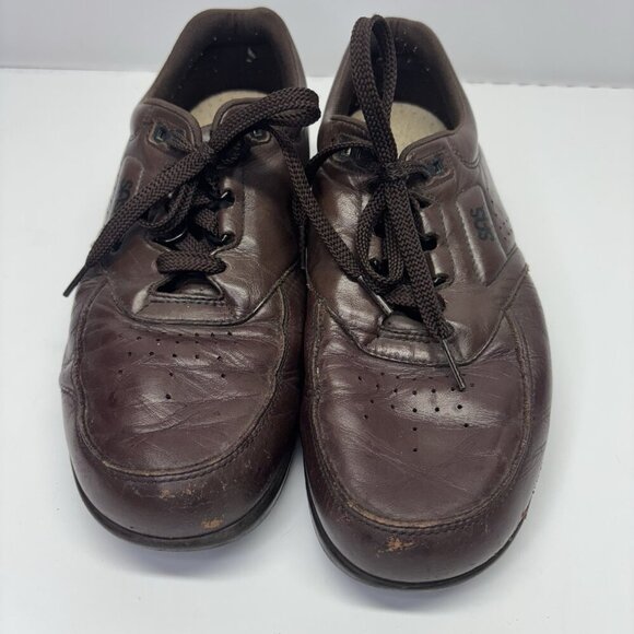 SAS Time Out Mens Comfort Shoes / Antique Walnut Leather / Sz 7.5 M Brown Nurse - Picture 4 of 13
